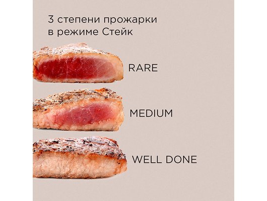 Электрогриль РЕДМОНД SteakMaster GM300 серый/металл
