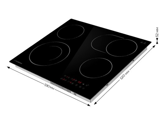 Варочная панель MAUNFELD CVCE594SMDBK