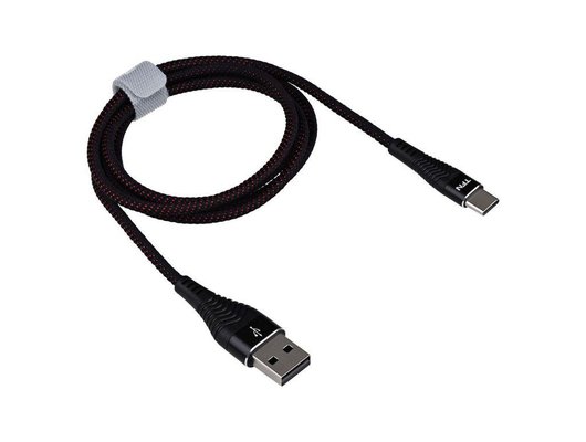 Кабель TFN TypeC forza 1.0m black TFN-CFZUSBCUSB1MBK