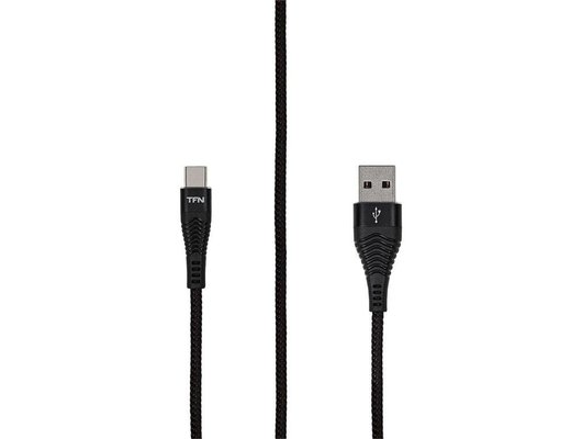 Кабель TFN TypeC forza 1.0m black TFN-CFZUSBCUSB1MBK