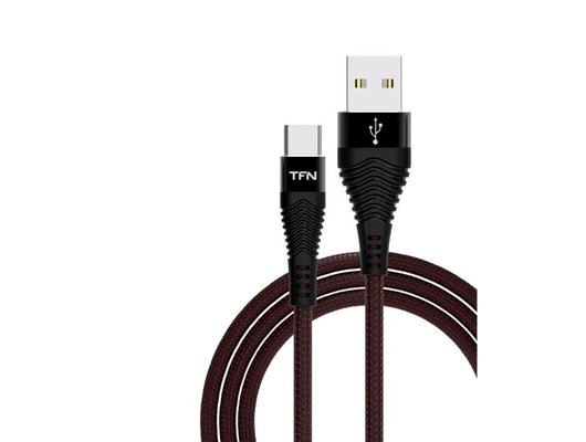 Кабель TFN TypeC forza 1.0m black TFN-CFZUSBCUSB1MBK