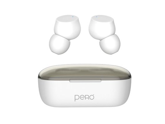 Гарнитуры TWS стерео PERO TWS07 INVISIBLE WHITE