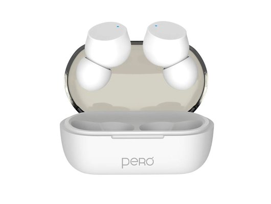 Гарнитуры TWS стерео PERO TWS07 INVISIBLE WHITE