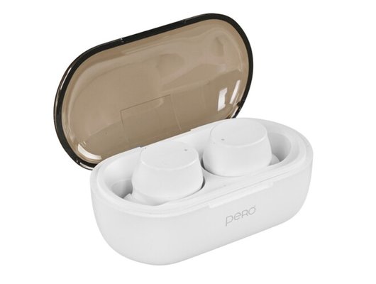 Гарнитуры TWS стерео PERO TWS07 INVISIBLE WHITE