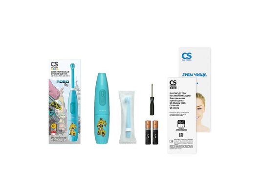 Зубная щетка электрическая для детей CS Medica KIDS CS-463-B (бирюзовая)