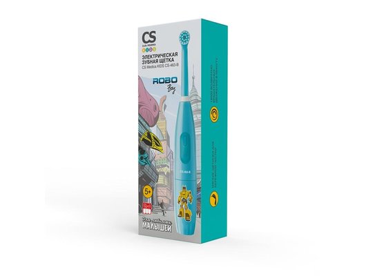 Зубная щетка электрическая для детей CS Medica KIDS CS-463-B (бирюзовая)