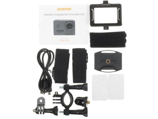 Экшн-камера Digma DiCam 180 серый