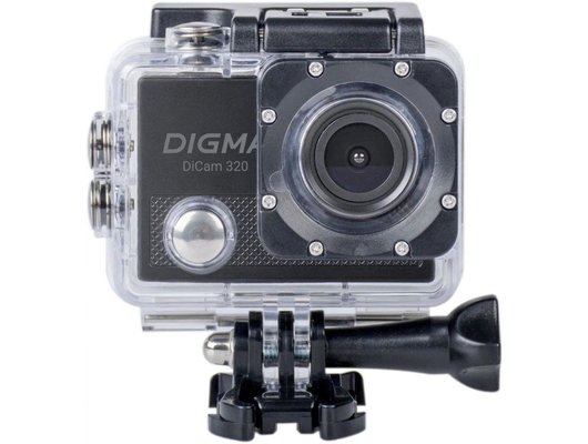 Экшн-камера Digma DiCam 320 черный