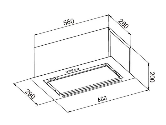 Вытяжка CANDY CVXBI63MGWX