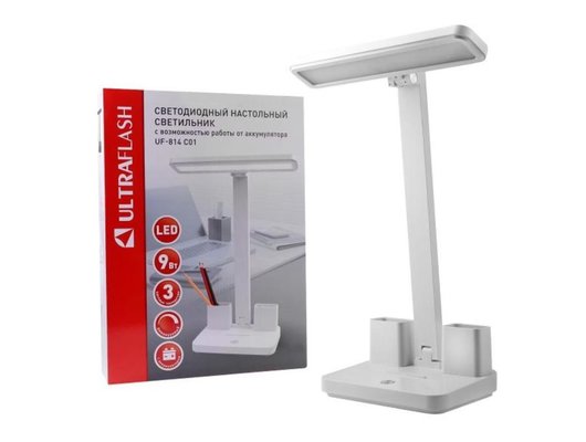 Светильник настольный Ultraflash UF-814 C01 белый