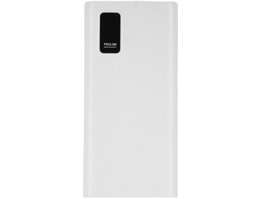 Внешний аккумулятор PERO PB07 30000 mAh, Li-Pol, output USB-C + 4 USB-A, белый