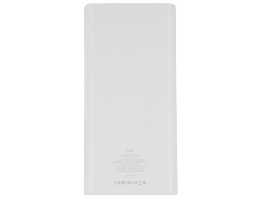 Внешний аккумулятор PERO PB07 30000 mAh, Li-Pol, output USB-C + 4 USB-A, белый