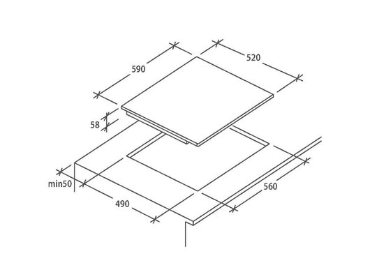 Варочная панель CANDY CI642MCBB