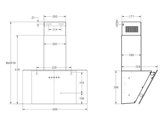 Вытяжка CANDY CVXW64MB
