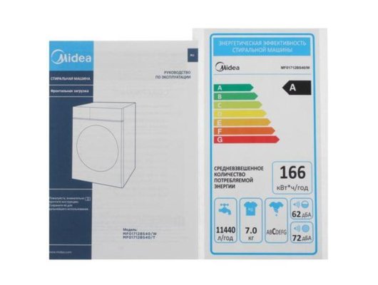 Стиральная машина MIDEA MF01712BS40/W