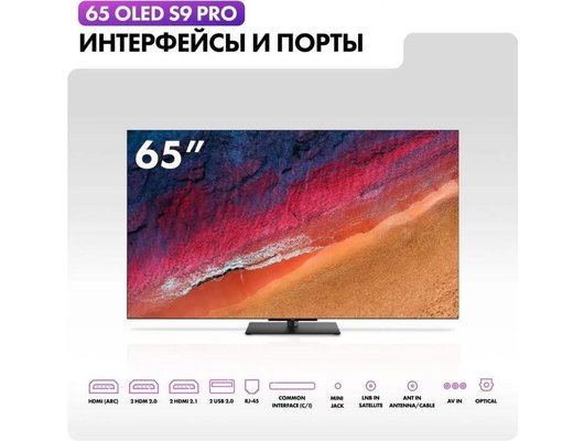 4K (Ultra HD) Smart телевизор HAIER 65 OLED S9 PRO (ИМП)