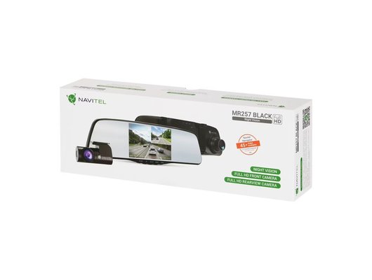 Видеорегистратор зеркало NAVITEL MR257 BLACK