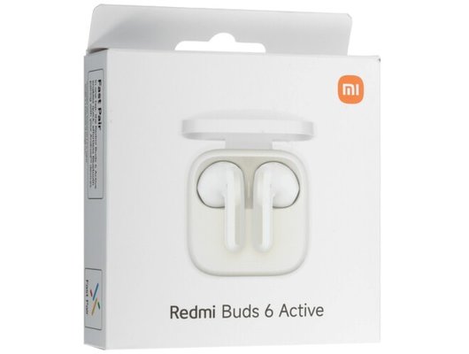 Гарнитуры TWS стерео XIAOMI REDMI BUDS 6 ACTIVE White