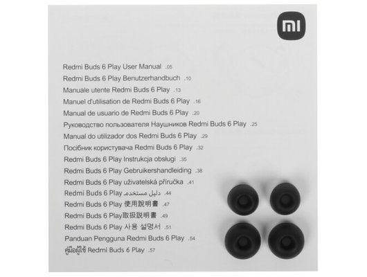 Гарнитуры TWS стерео Xiaomi Redmi Buds 6 Play Black