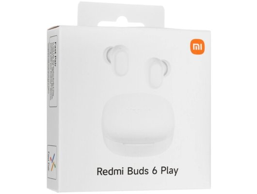 Гарнитуры TWS стерео Xiaomi Redmi Buds 6 Play White