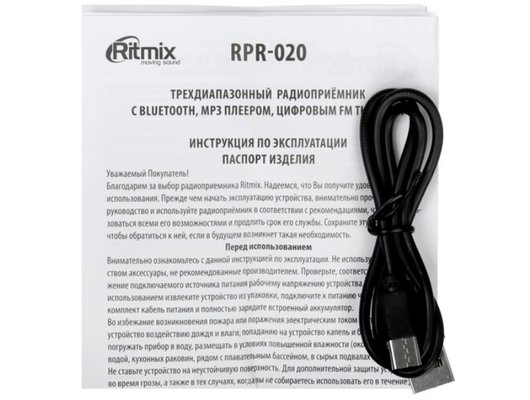 Радиоприемник Ritmix RPR-020