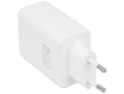 Зарядное устройство TFN GAN A+C+C 65W white б/кабеля TFN-WC-65W-2113-WH