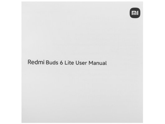 Гарнитуры TWS стерео XIAOMI REDMI BUDS 6 LITE BLACK