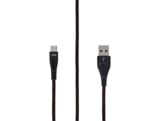 Кабель TFN TypeC forza 2.0m black TFN-CFZUSBCUSB2MBK