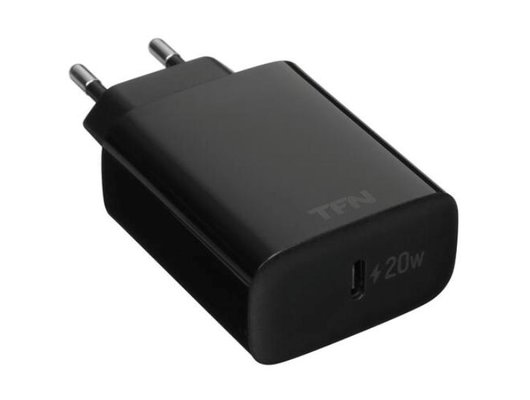 Зарядное устройство TFN СЗУ Type-C PD 20W+кабель Type-C bk TFN-WC36