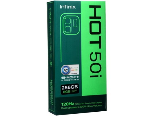 Смартфон Infinix Hot 50i 4/256Gb Black
