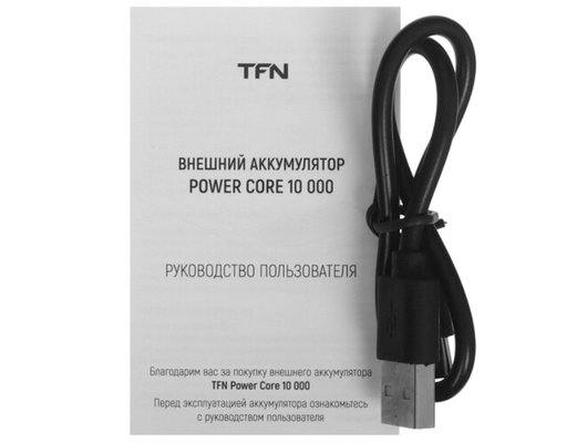 Внешний аккумулятор TFN 10000mAh Power Core black TFN-PB-226-BK