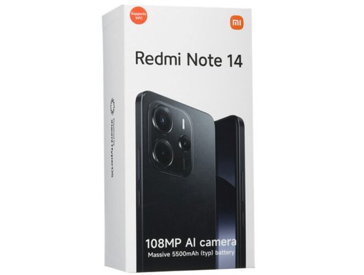 Смартфон Xiaomi Redmi Note 14 8/256Gb Black