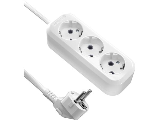 Удлинитель Defender R330 16А 3роз./5м белый (99373)