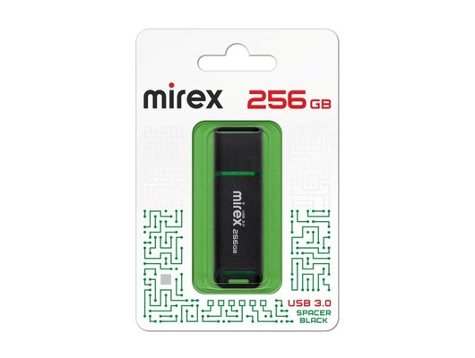 USB Флеш Mirex 256Gb USB 3.0 SPACER BLACK (13600-FM3SP256)