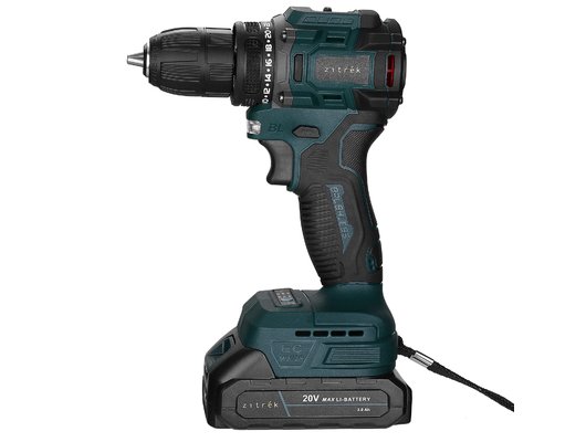 Дрель-шуруповерт Zitrek Greenpower 20 PRO (2х2.0Ач кейс) (085-1314)