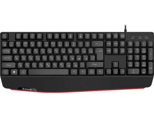 Клавиатура проводная Defender Atom HB-546 черный