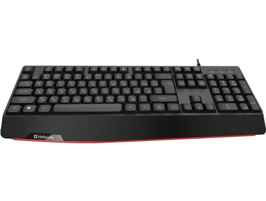 Клавиатура проводная Defender Atom HB-546 черный