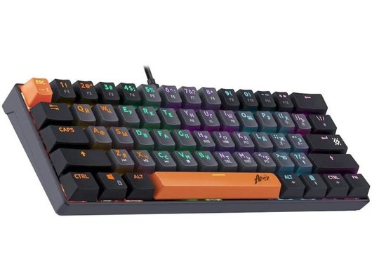 Клавиатура проводная игровая Defender Apex GK-002 механическая