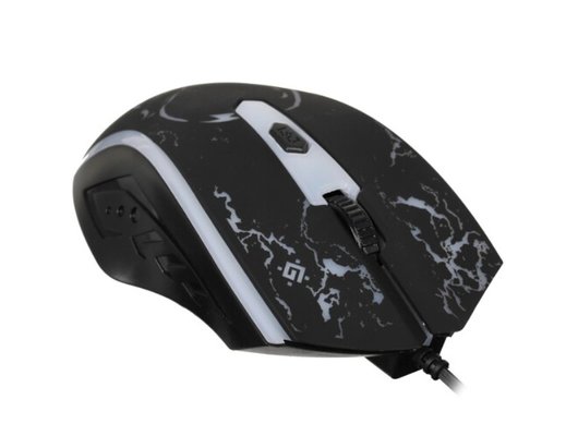 Мышь проводная игровая Defender Overmatch GM-069 черный