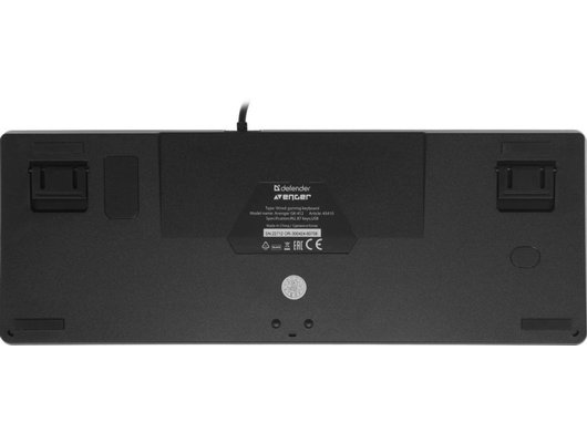 Клавиатура проводная игровая Defender Avenger GK-412 механическая