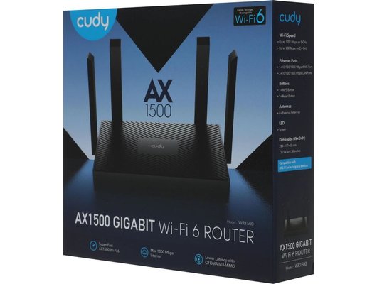 WiFi роутер Cudy WR1500 AX1500