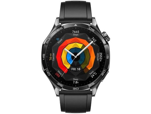 Смарт часы HUAWEI WATCH GT 5 BLACK FLUOROELASTOMER (VILI-B19F)