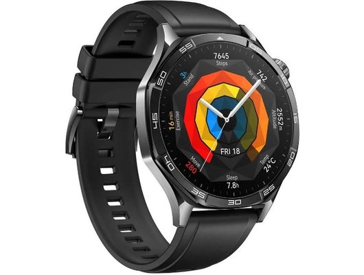 Смарт часы HUAWEI WATCH GT 5 BLACK FLUOROELASTOMER (VILI-B19F)