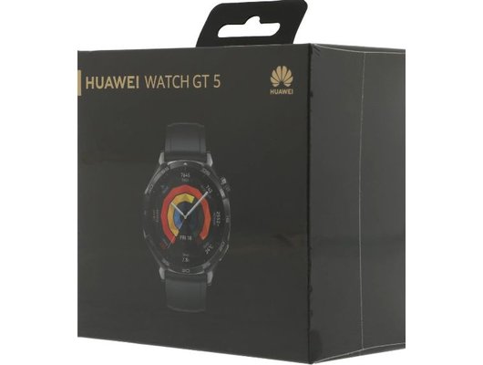 Смарт часы HUAWEI WATCH GT 5 BLACK FLUOROELASTOMER (VILI-B19F)