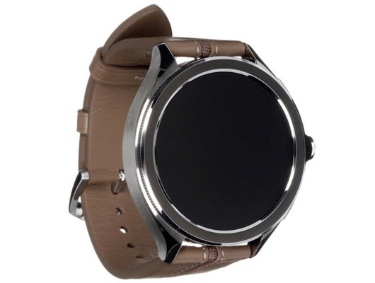 Смарт часы XIAOMI WATCH 2 PRO SILVER CASE WITH BROWN LEATHER STRAP (M2234W1/BHR7216GL)