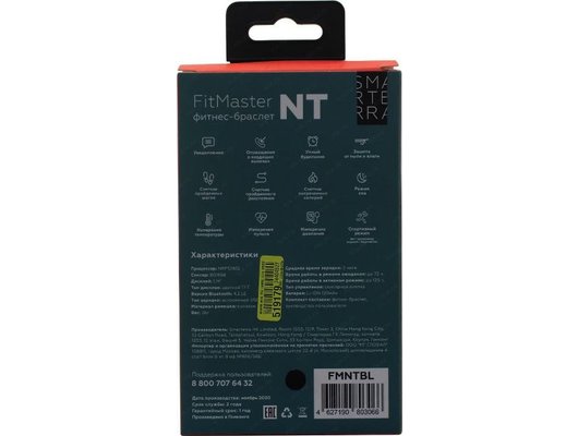 Фитнес-браслет SMARTERRA FITMASTER NT BLACK