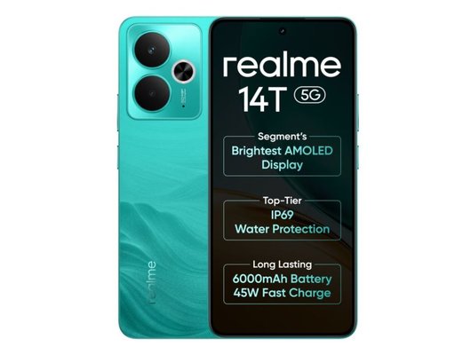 Смартфон Realme 14T 5G 8/256Gb Green