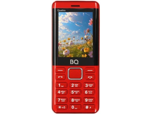 Мобильный телефон BQ 2453 Quattro красный