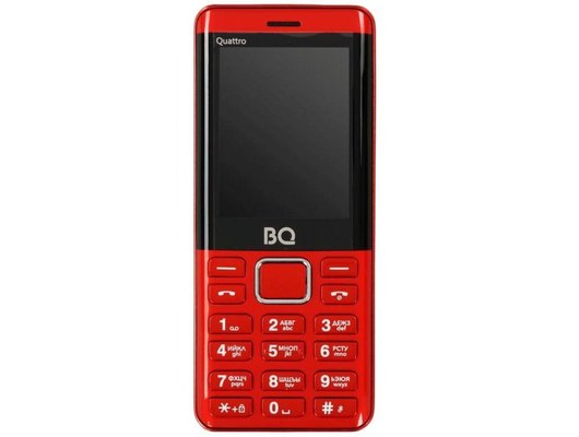 Мобильный телефон BQ 2453 Quattro красный