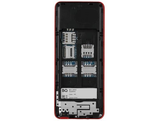 Мобильный телефон BQ 2453 Quattro красный